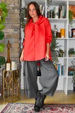 Paloma Tela Neckerchief Blouse Chilli